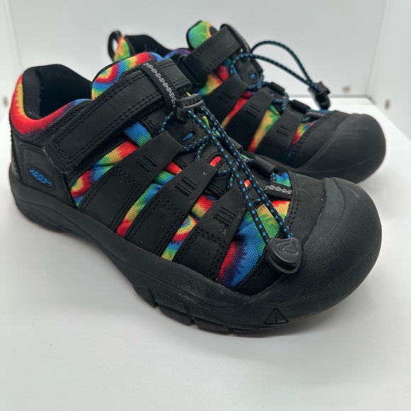 Keen Other - KEEN Newport H2 Black Tye Die Kids Water Shoes Size 3
